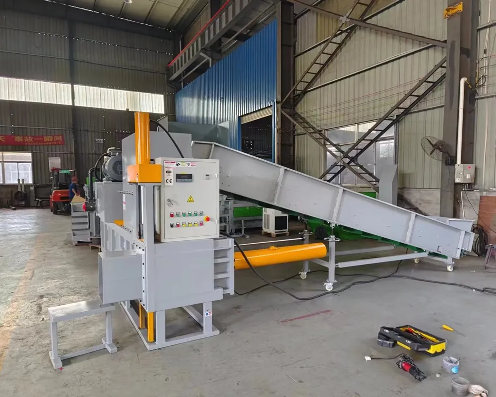 Wood Shaving bagging baler