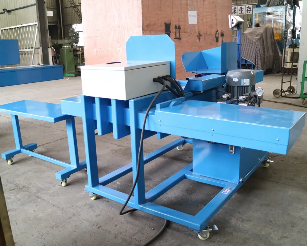 textile scrap bagging baler